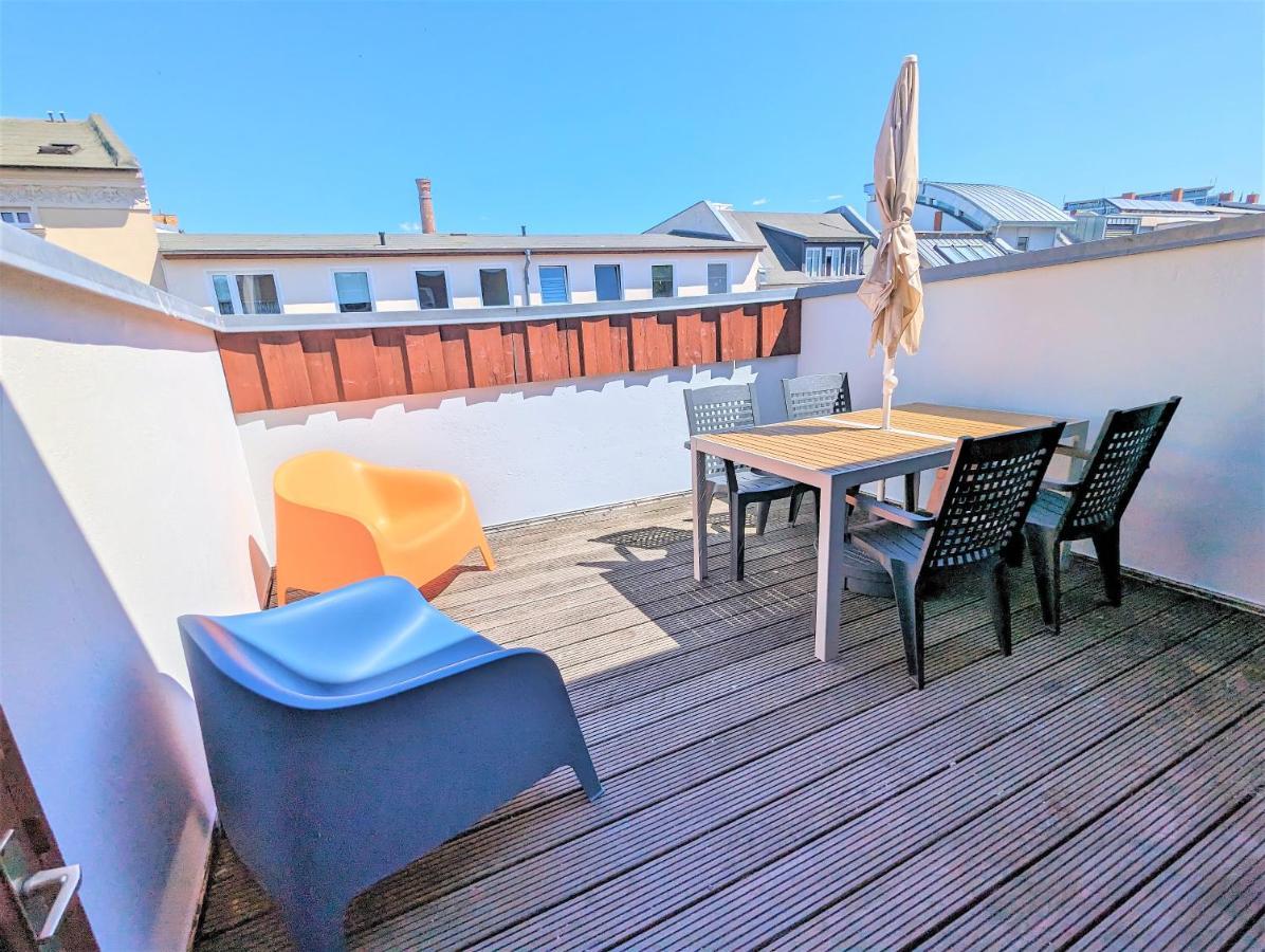 City Apartment "Hans Seat" Rostock Mit Rooftop-Terrasse エクステリア 写真