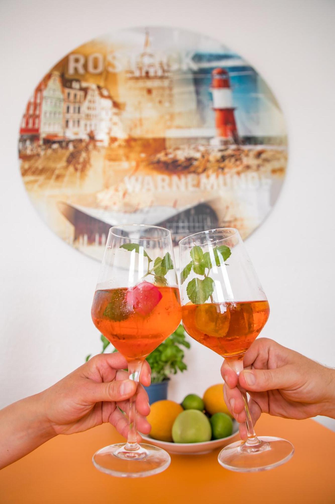 City Apartment "Hans Seat" Rostock Mit Rooftop-Terrasse エクステリア 写真